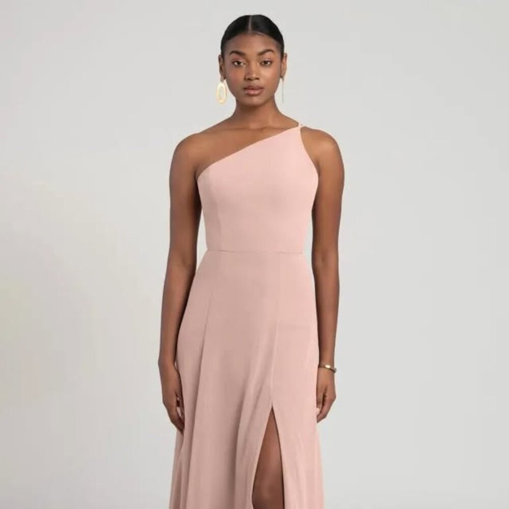 NWT Size 4 JENNY YOO Apricot Bridesmaid Dress